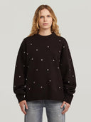Donkerbruine knit heritage hardware loose