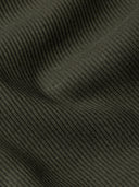 Donkergroene a line slim rib mock longsleeve