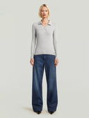 Donkerblauwe jeans judee loose lengte 32