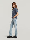 Lichtblauwe straight jeans g-straight