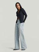 Lichtblauwe jeans deck 2.0 high loose e106