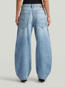 Lichtblauwe barrel jeans barrel 3d loose