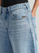 Lichtblauwe barrel jeans barrel 3d loose