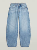 Lichtblauwe barrel jeans barrel 3d loose