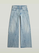 Lichte jeans contor 3d wide sun faded pacific blue 32