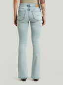 Lichtblauwe 3301 flare jeans