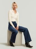 Blauwe jeans deck 2.0 high loose lengte 34