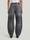 Grijze barrel jeans barrel 3d loose