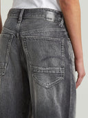 Grijze barrel jeans barrel 3d loose