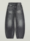 Grijze barrel jeans barrel 3d loose