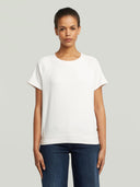 Wit t-shirt raglan r t wmn