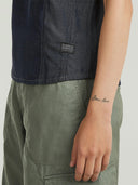 Lyocell denim top