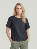 Lyocell denim top