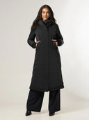 Lange parka raincoat