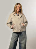 Twill cape jas