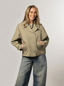 Twill cape jas
