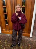 Korte jas van bouclé