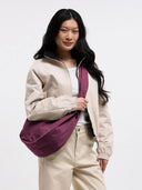 Wijnrode moon bag ruffle