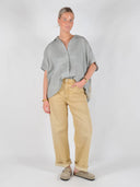 Ramie blouse grape