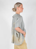 Ramie blouse grape