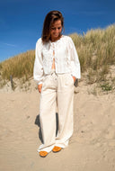 Geborduurde ludovica blouse