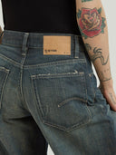 Grijsblauwe wide leg jeans roxx