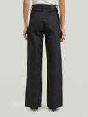 Zwarte wide leg jeans deck 2.0 high loose
