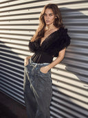 Zwarte new funky bodysuit