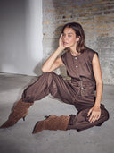 Bruine cargo broek rabi