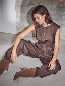 Bruine cargo broek rabi