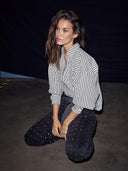 Gestreepte blouse met strasstenen sophie