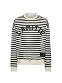 Gestreepte logo sweater