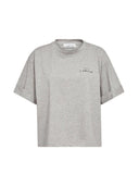 Grijs cropped t-shirt