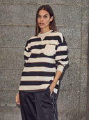 Gestreepte longsleeve veronica