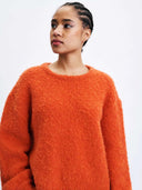 Oversized bouclé trui sapporo