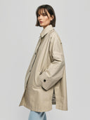 Beige trenchcoat tikka