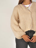 Gebreid wollen vest la linda