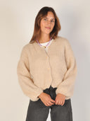 Gebreid wollen vest la linda