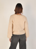 Gebreid wollen vest la linda