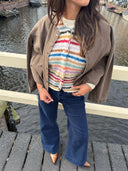 Handgebreid alpaca gilet anabel