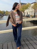 Handgebreid alpaca gilet anabel