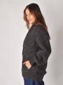 Antraciet vest fernanda