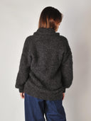 Antraciet vest fernanda