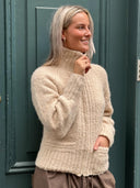 Handgebreid vest misty