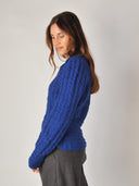 Gebreid alpaca vest ice bomber