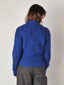 Gebreid alpaca vest ice bomber