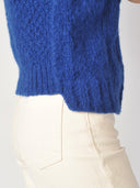 Zacht alpaca gilet met rits chaleco elisa