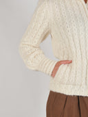 Gebreid alpaca vest ice bomber