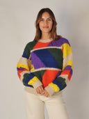 Multicolor alpaca trui dolores