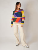 Multicolor alpaca trui dolores